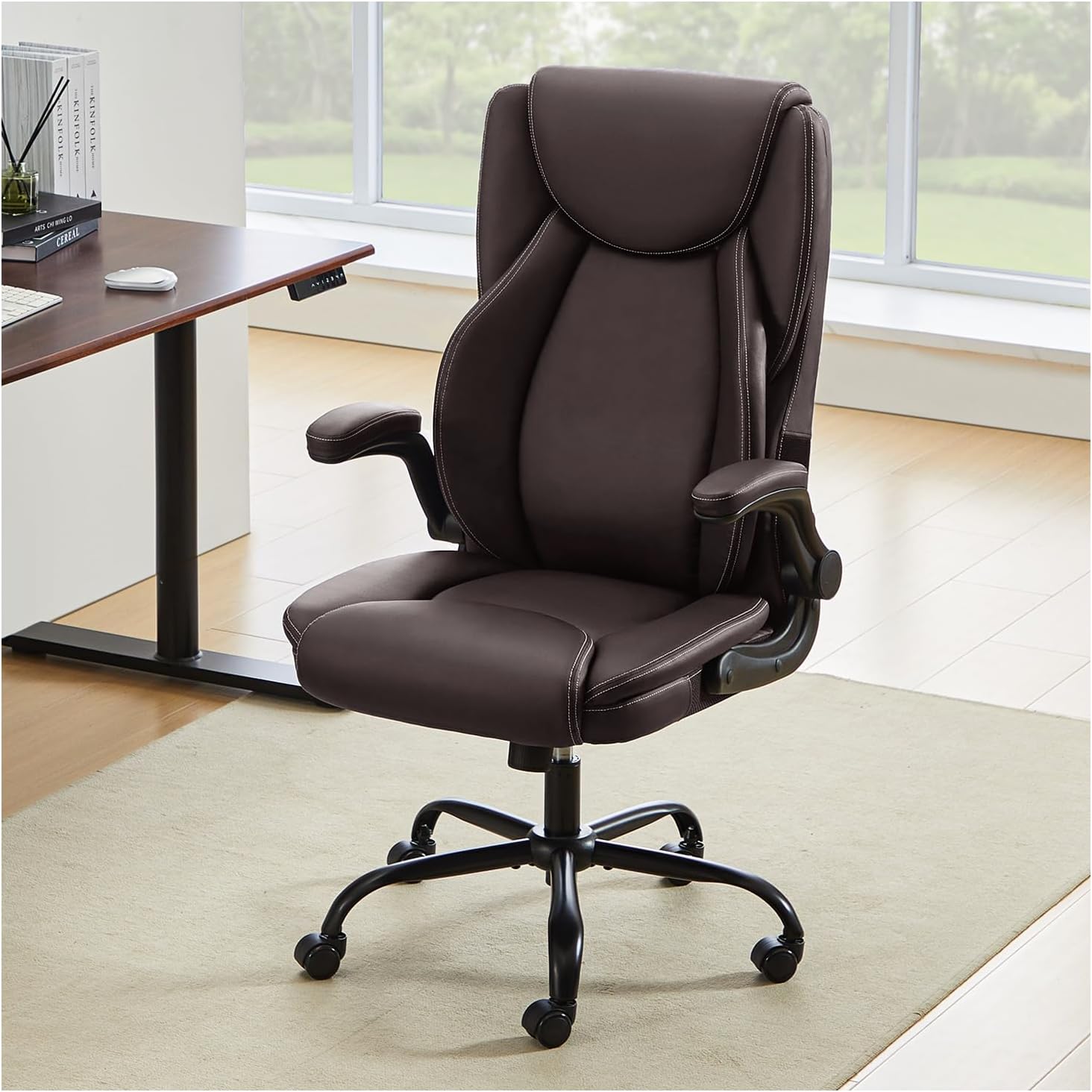 Amazon.com: 400lbs Big and Tall Office Chair, Ergonomic Home Computer ...