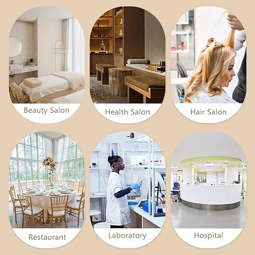 Miniatura 7 de Carrito de belleza con ruedas, carrito de belleza de metal de 3 niveles, peluquería, salón de spa, carrito de máquina de terapia al vacío, carga 135