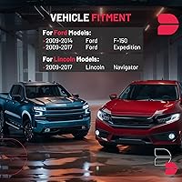 Vista 2 de BDFHYK 700237 Motor soplador de calentador de CA compatible con F-150 2009-2014, Expedition 2009-2017, Lincoln Navigator 2009-2017, ensamblaje