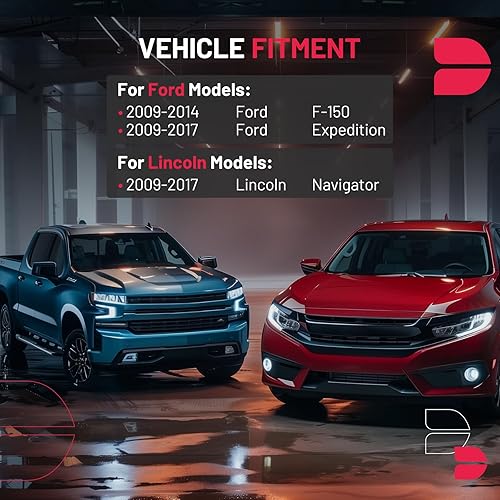 Miniatura 2 de BDFHYK 700237 Motor soplador de calentador de CA compatible con F-150 2009-2014, Expedition 2009-2017, Lincoln Navigator 2009-2017, ensamblaje de