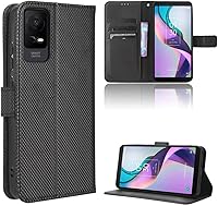 Vista 103 de Case for Honor X7a - Funda de piel sintética con tapa para Honor X7a RKY-LX2, color marrón