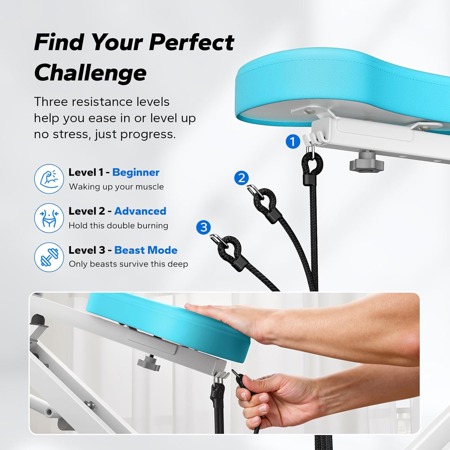 Squat Machine, Merach R07 2 In 1 Squat Rowing Machine, Easy ...