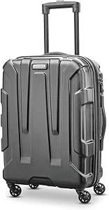 Samsonite Centric Hardside Expandable Luggage with Spinner Wheels, Black, Carry-On 20-Inch