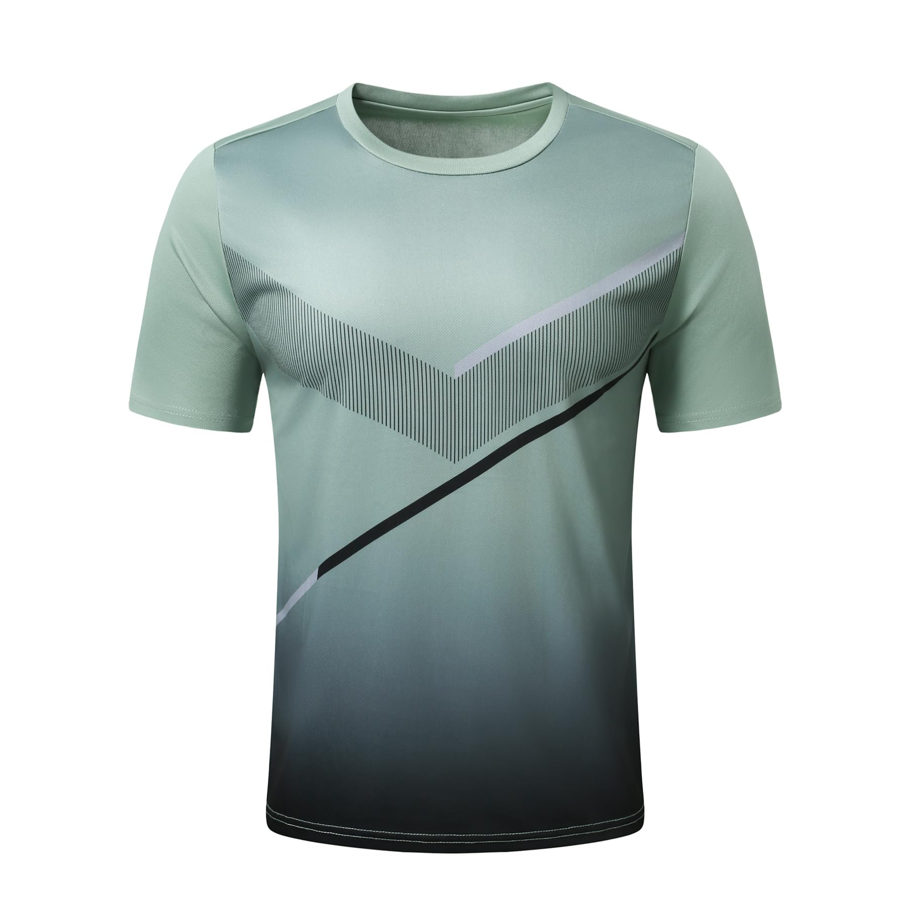 YOUTHUP Ensemble sport homme haut short séchage rapide été | Tissu léger ensemble haut short col rond séchage rapide liberté de mouvement pour course tennis loisirs ville et été