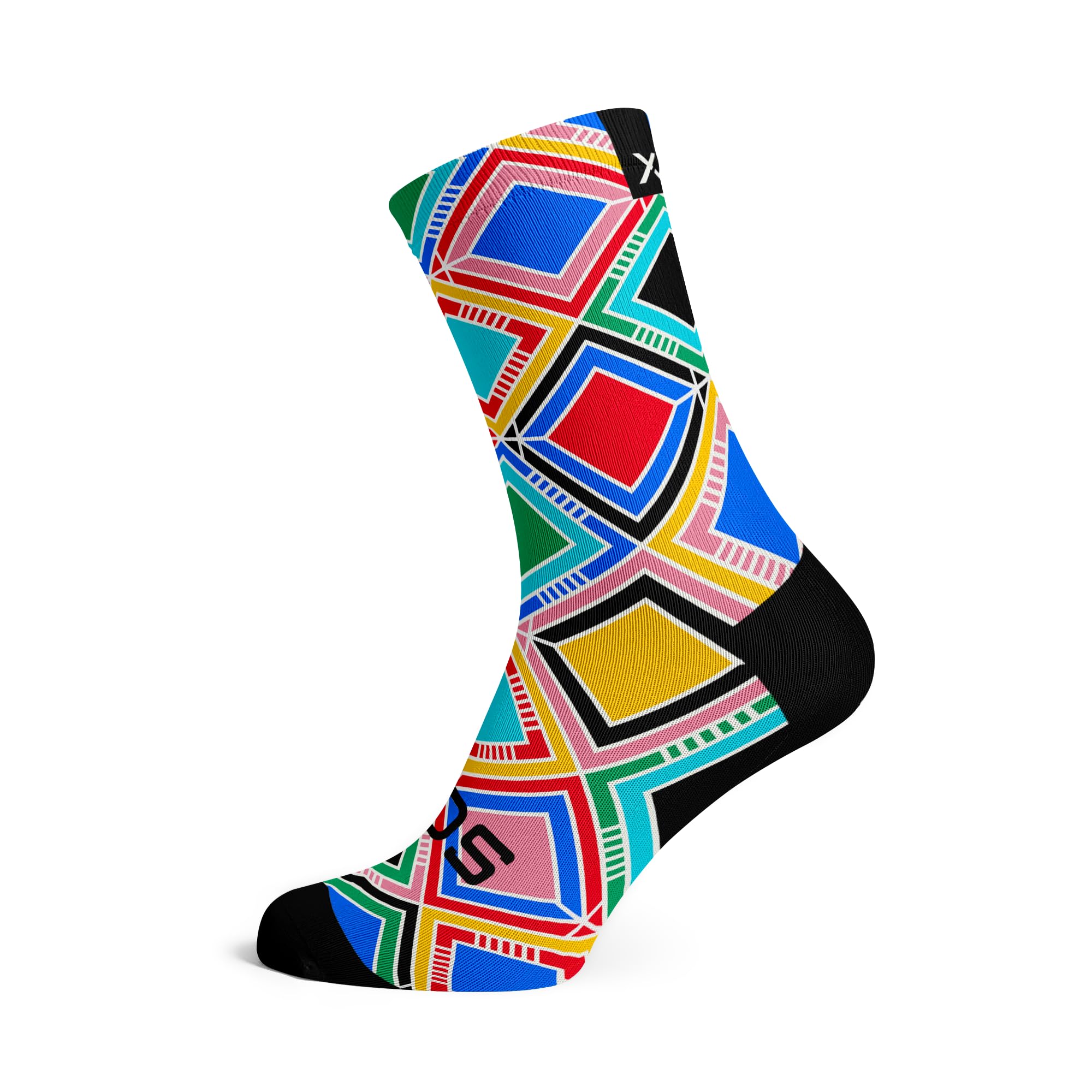 Sox Zulu Crew Socks, Multi-colour, 42-47