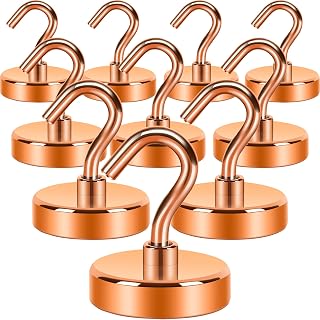 Neosmuk Magnetic Hooks, 85lb Heavy Duty, Bronze, 10 Pack