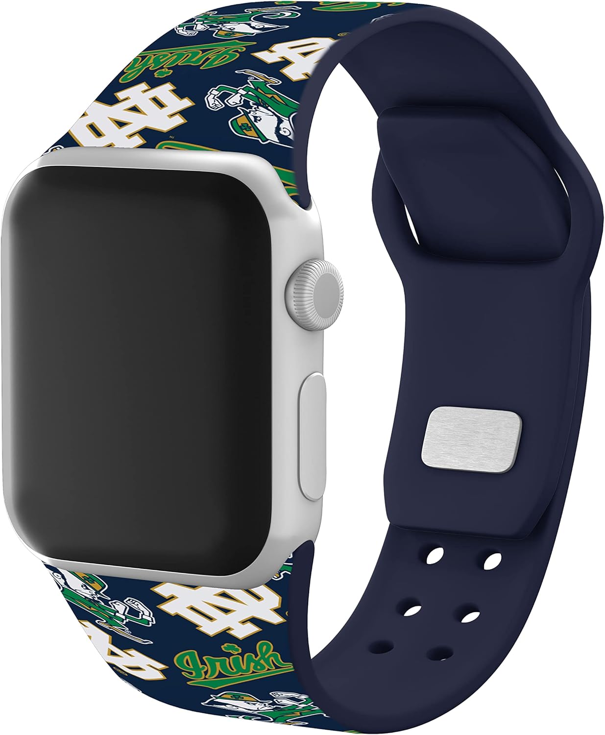 Affinity Bands Notre Dame Fighting Irish HD Combo Package Compatible with Apple Watch and AirPods Gen 1 & 2 (42/44/45/49mm (46mm Series 11) Short Random)
