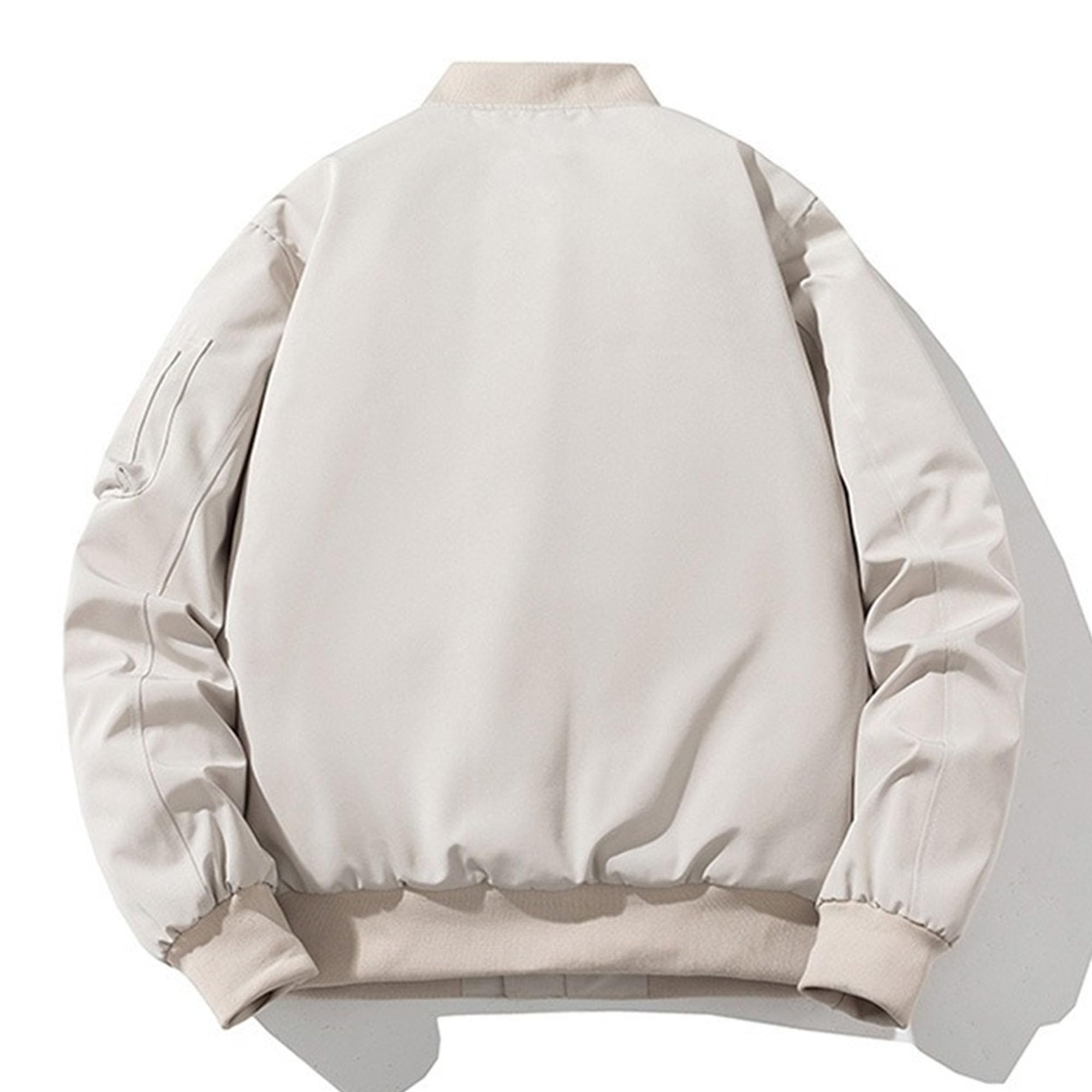 Bomber da uomo leggero autunno/primavera elegante trapuntato giacche zip up giacca a vento bomber cappotto uomo inverno cappotto