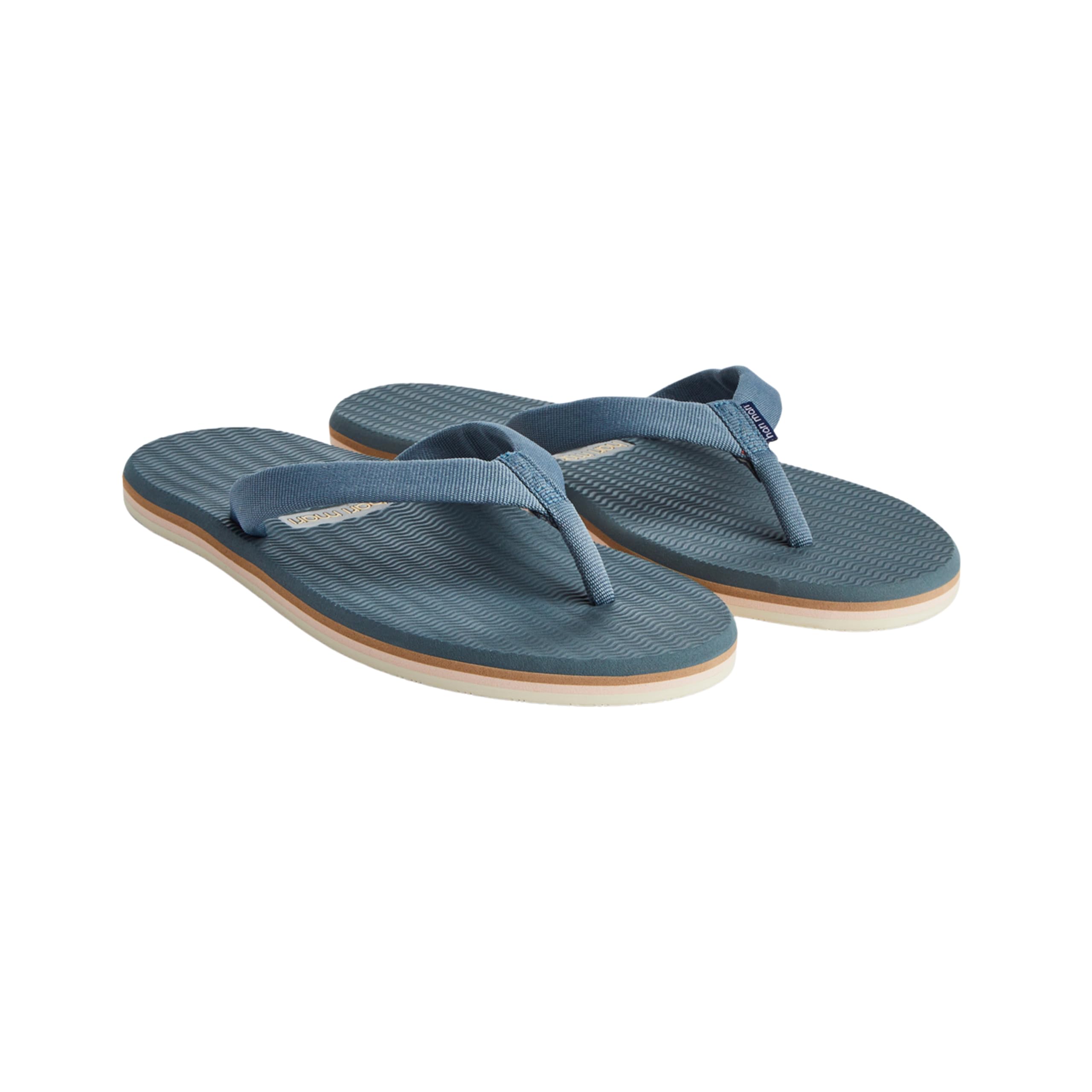 Hari Mari- Dunes- Women's Waterproof Boat Safe Colorful Rubber Flip Flops- No Break Ins, Firm Arch Support, Antimicrobial, and Floats in Water