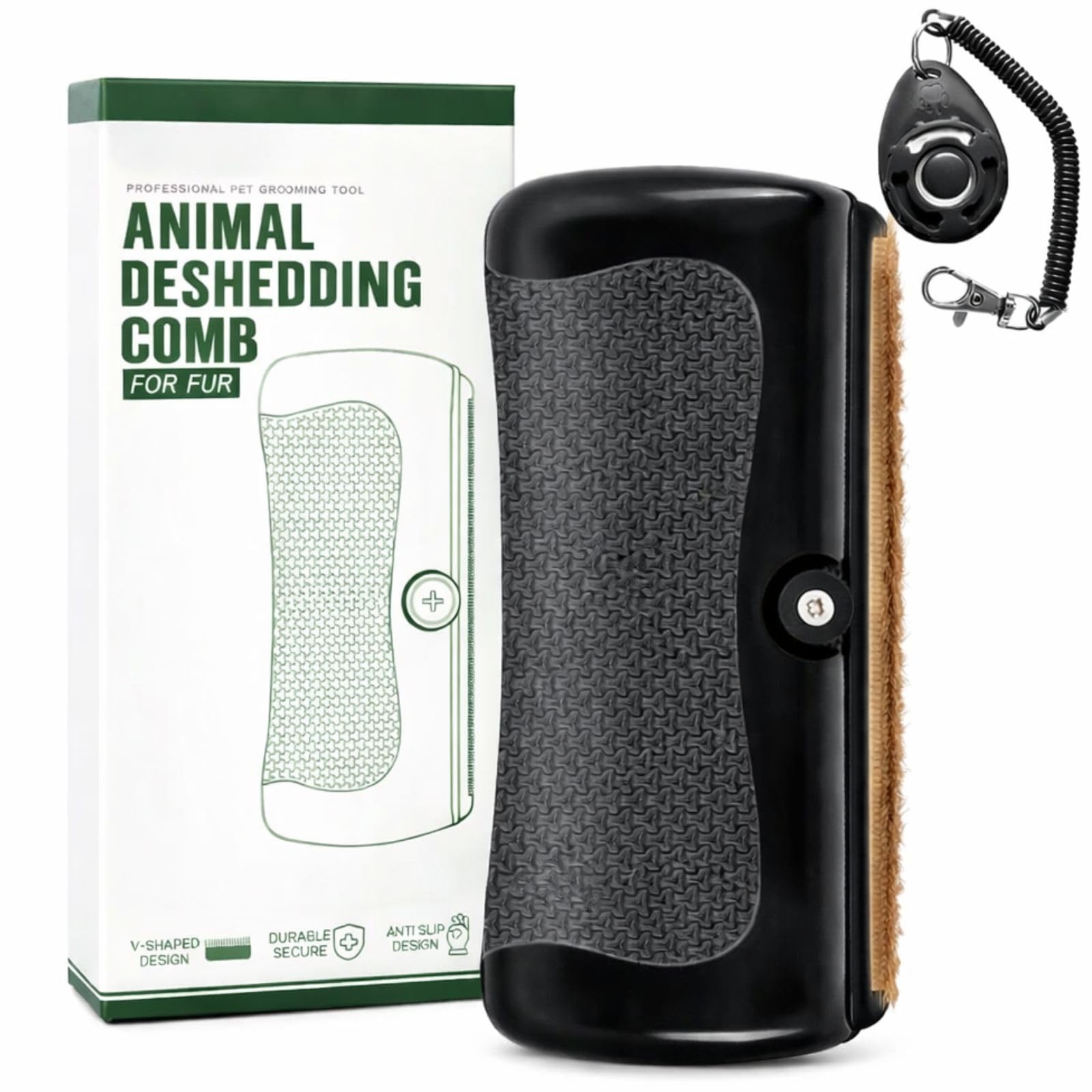 Pets Shedding & Grooming Tools, Deshedding Dog Brush for Shedding- Upgrade Cats, Dogs, Rabbits, Horses, Ergonomic Hair Removal Brushs