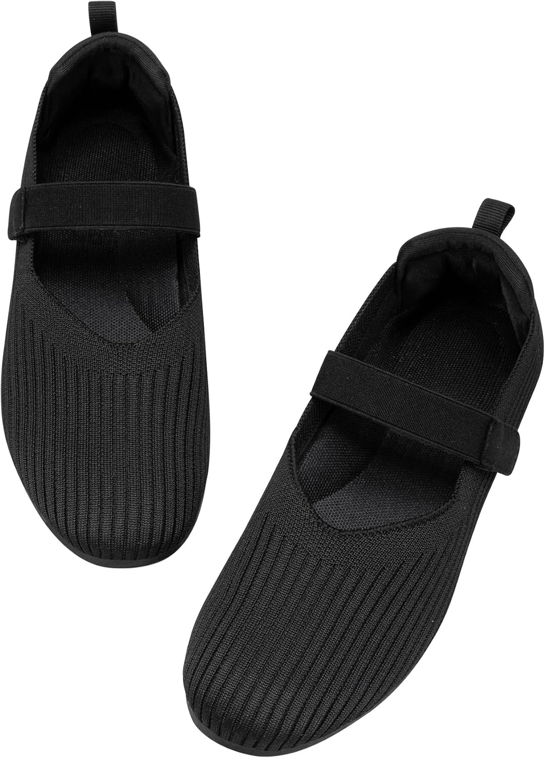 Women's Wide Toe Diabetic Shoes Orthopedic Support for Swollen Feet Slip On Walking Shoes Breathable Mesh Upper Non-Binding
