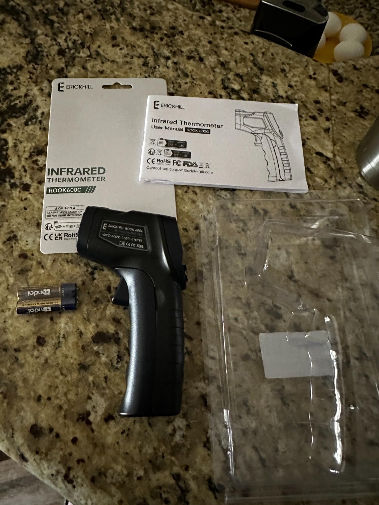 ERICKHILL ROOK 600C Infrared Thermometer -50°C~600°C