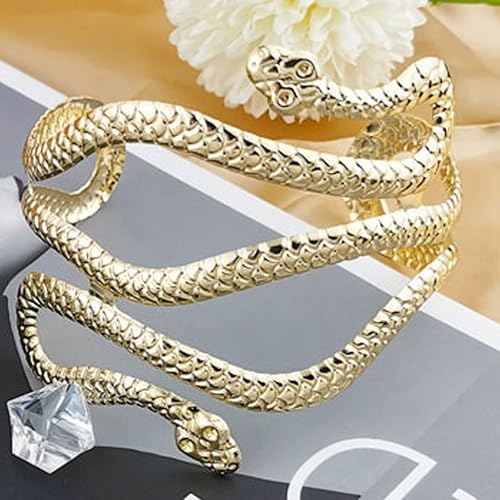 Miniatura 7 de Long tiantian Greek Goddess Headband for Women Halloween Costume Accessories Set Snake Arm Bracelet Gold Upper Arm Cuff Golden Leaf Headband Greek