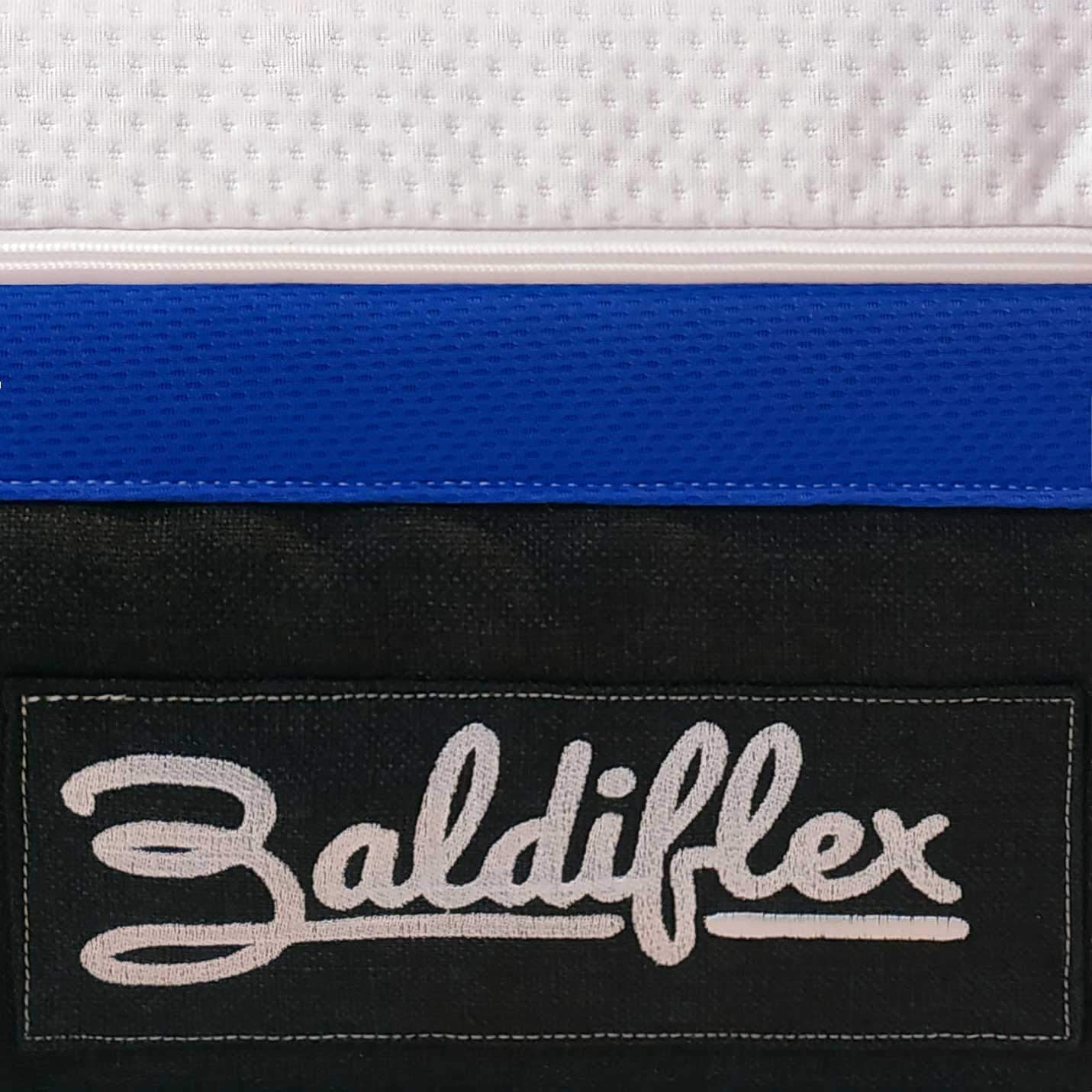 Baldiflex Materasso Matrimoniale a Molle e Memory Hybrid Bros misura 160x190 cm H25 cm