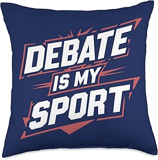 Debate Is My Sport I Debate Society Debate Club Throw Pillow