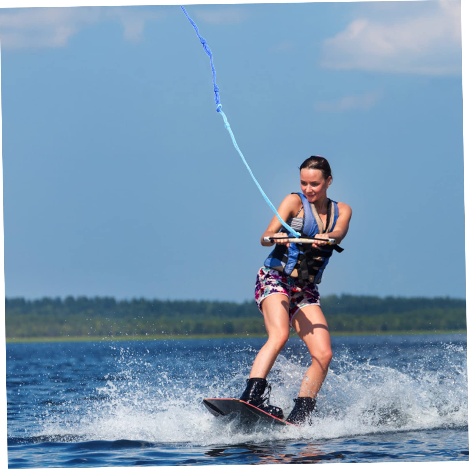 VANZACK Corda per Sci Nautico e Wakeboard Maniglia Ergonomica Resistente e Leggera per Sport Acquatici e Accessori Nautici