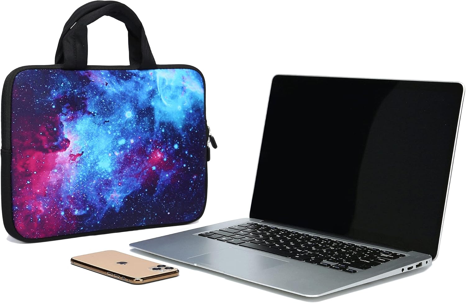 11 11.6 12 12.1 12.5 inch Laptop Carrying Bag Chromebook Case Notebook Ultrabook Bag Tablet Cover Neoprene Sleeve for Apple MacBook Air Samsung Google Acer HP DELL Lenovo Asus (Galaxy) - Image 7