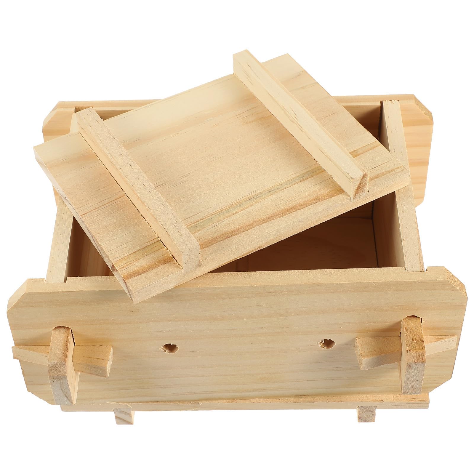 Moule à tofu de cuisine maison en bois pour vos recettes végétariennes