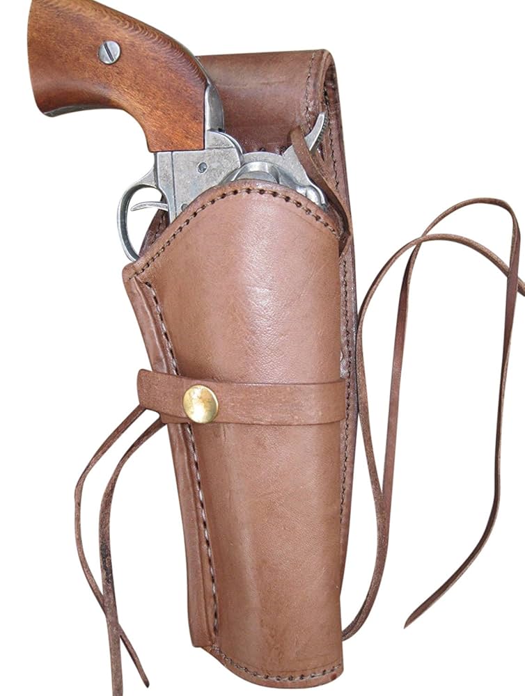 Leather Gun Holster for .38 Caliber and .357 Caliber