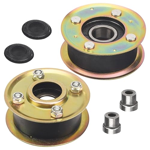 Juego de 2 poleas 131-4529 125-2532 para cortacésped Toro de 30 pulgadas Timemaster Turfmaster 121-5763 125-2532 126-0316 131-4506 131-4509 121-5766