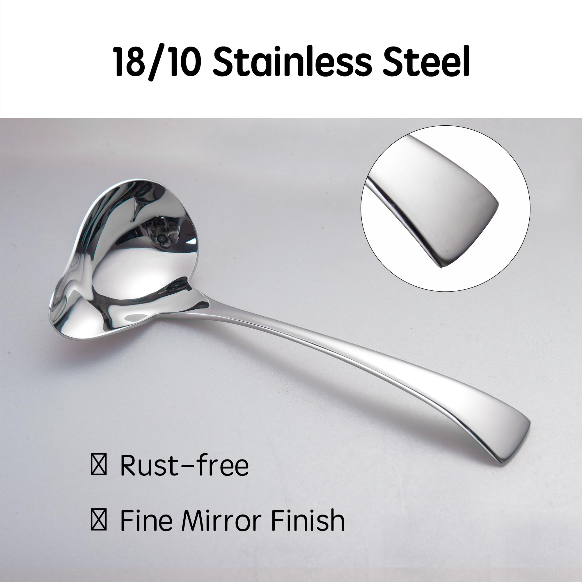 Cucchiaio Forato In Acciaio Inox IMEEA Con Manico Lungo 40,6 Cm - Ideale Per Friggitrice Ad Aria, Pasta, Verdure, Uova - 2