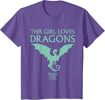 Wings of Fire Girl Loves Dragons T-Shirt