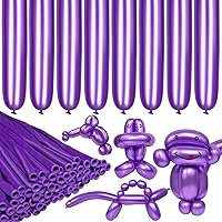 Vista 8 de 260 globos blancos largos para animales de globo, 100 globos giratorios para guirnalda de globos, animales, modelado, cumpleaños, boda, decoración