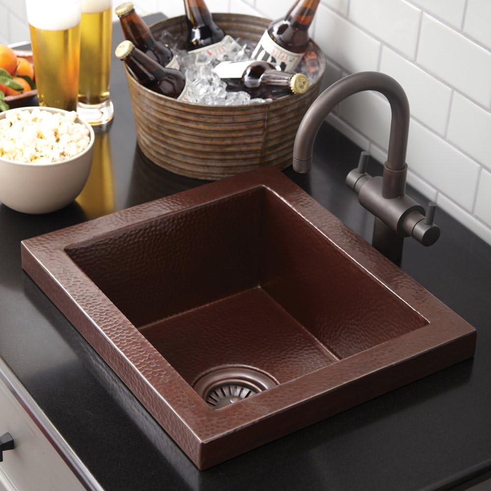 Native Trails CPS232 Manhattan Drop-in Bar/Prep Sink, Antique Copper