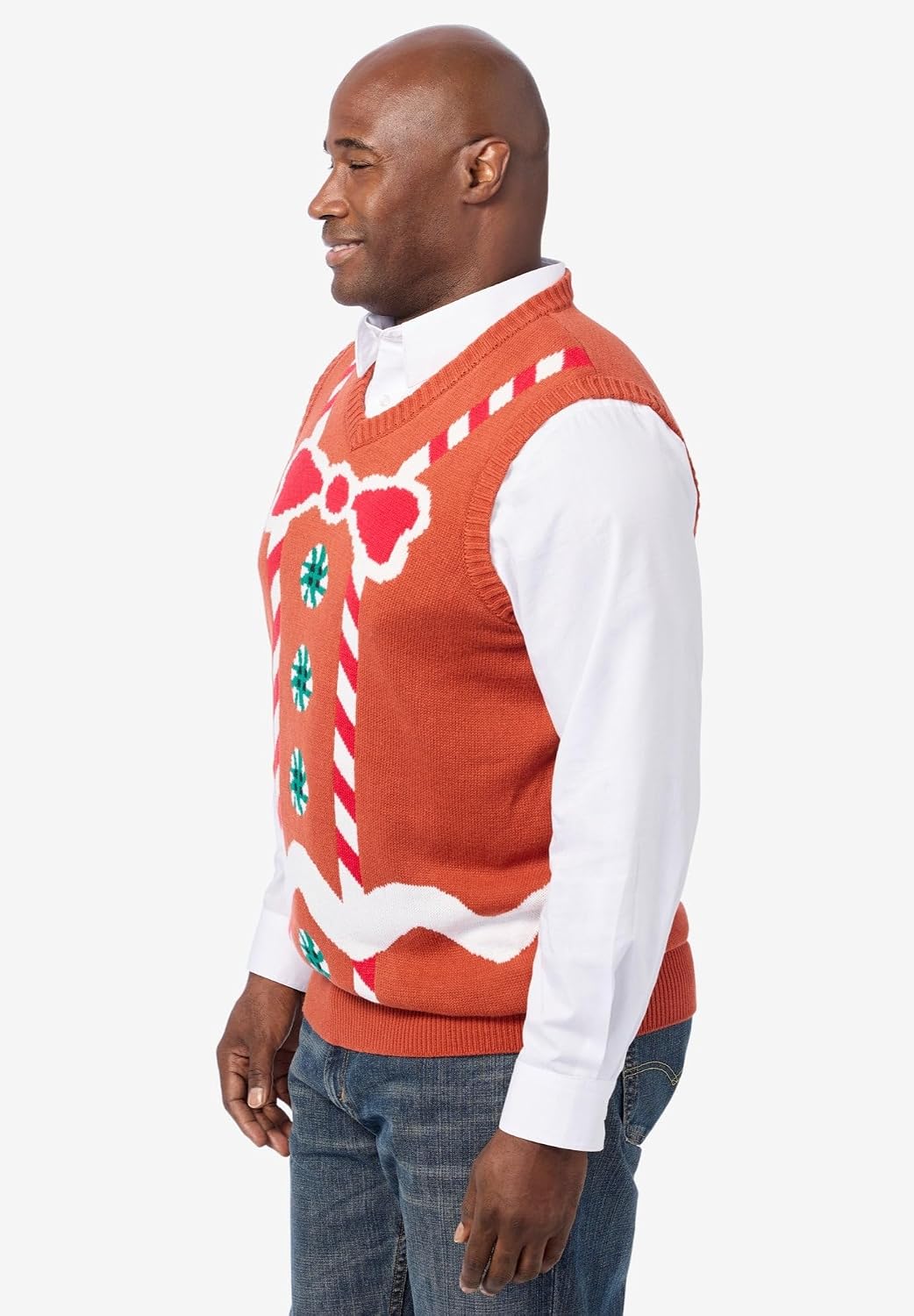 KingSize Men's Big & Tall Novelty Seasonal Vest