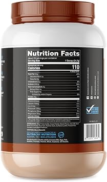 NutraOne IsolateOne Whey Isolate Protein Powder 100% Pure Whey Isolate Powder (Chocolate Peanut Butter - 29 Servings)