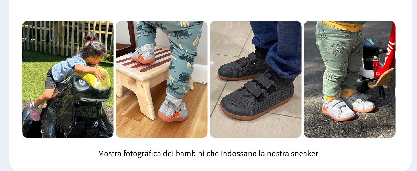 Scarpe A Piedi Nudi Per Bambini - Larghe, Minimaliste, Antiscivolo - Sneaker Da Trail E Passeggio