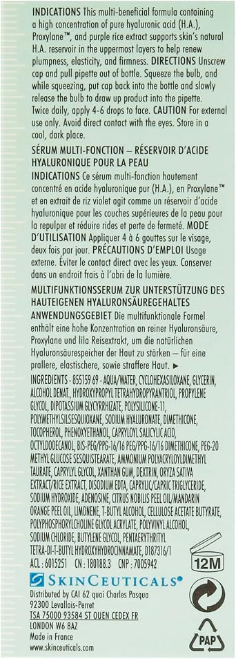 Skinceuticals H A Intensifier 30ml