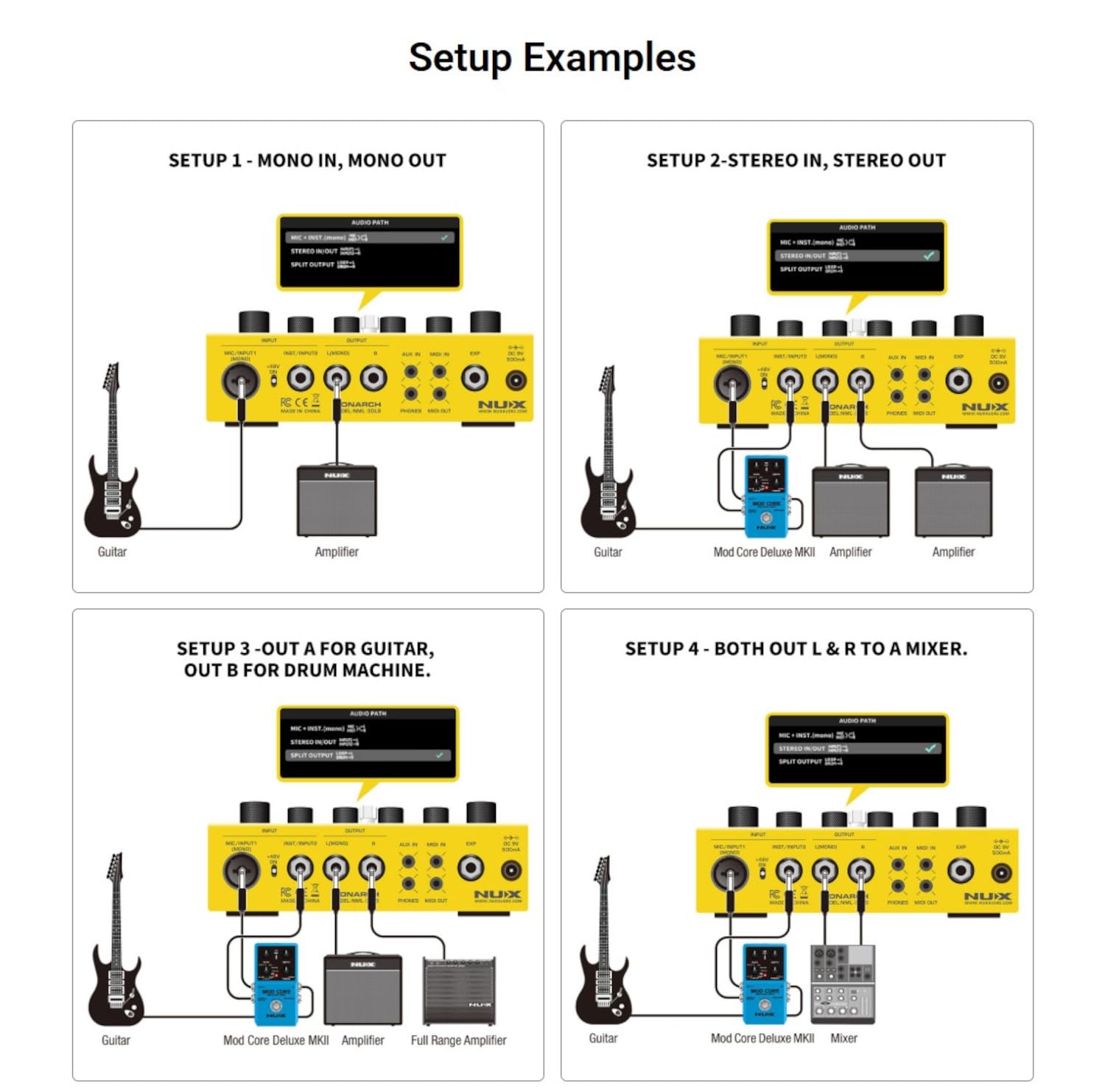 NU-X Dual Loop Stereo Pedal | Multi-Effects Looper für Gitarre, Bass & Gesang mit Drum Machine, USB-Aufnahme, MIDI & Footswitch für Live-Performance