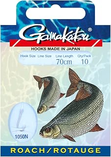 Gamakatsu Rotauge Vorfachhaken LS-1050, 70cm