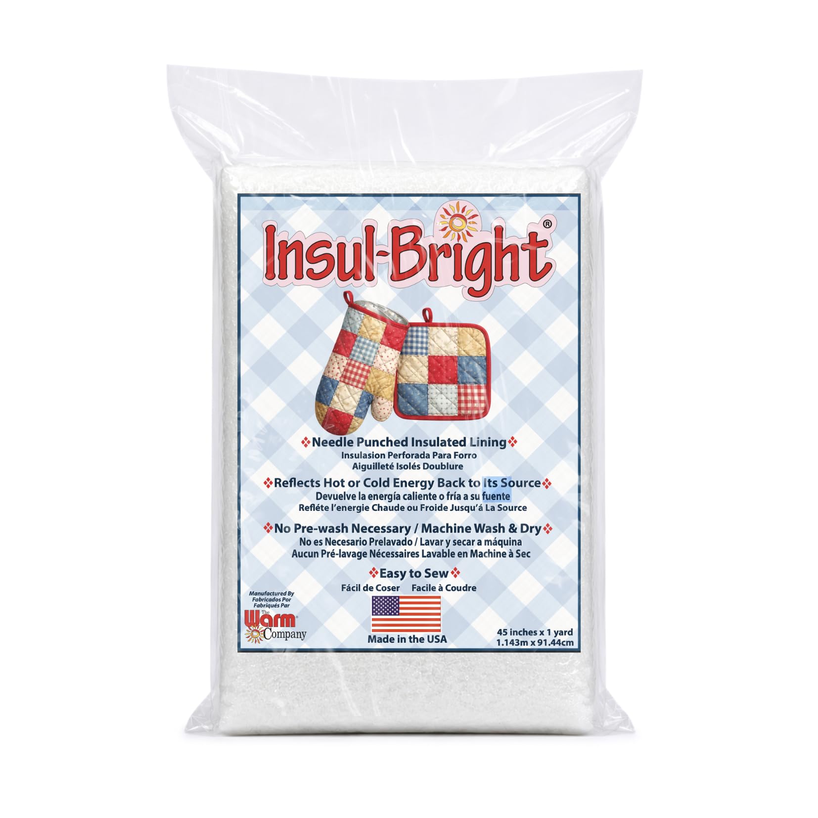 Warm Company 36 x 45-inch Insul-Bright Insulated Lining