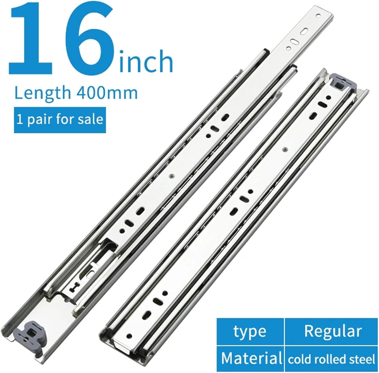 Heavy Duty Drawer Slides Heavy Duty Drawer Slides Full Extension Side Mount 12-40Inch(16inch(400mm))