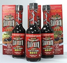 SAUCECO Super Spicy Seasoning, 2.4 oz (70 g), Set of 3