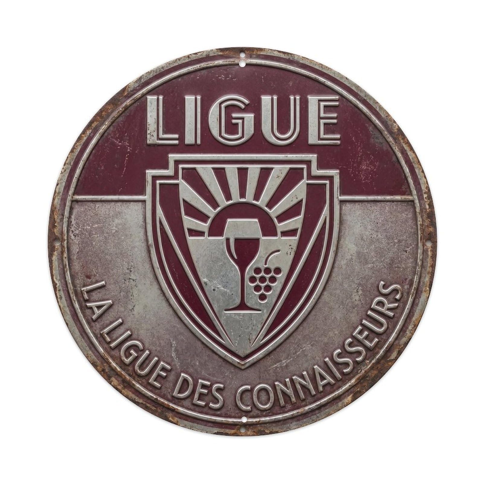 League Humorous Gathering League Vintage Metal Tin Sign Plaque Wall Decor for Cafe, Club Bar, Office, Garden Metal Poster 8x8Inch