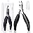 Feiccier Heavy Duty Ingrown Toenail Clippers, Professional Toenails Trimmer, Podiatrist Toe Nail Clippers for Thick Nail & Ingrown Toenails, Sharp Curved Blade, Pedicure Tools.