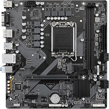 GIGABYTE B760M E LGA1700 DDR5 7600MHz(OC) PCIe 4.0 M.2 NVMe Gigabit LAN matX Motherboard