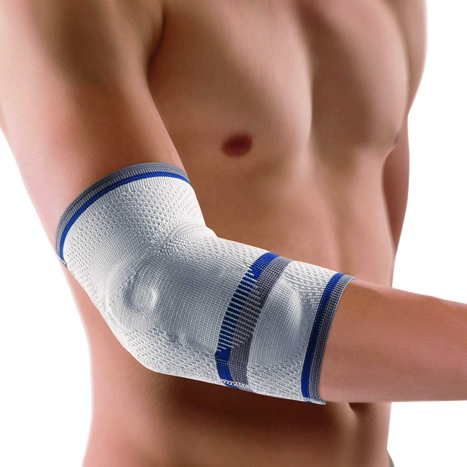 Bort 122600 Golfers Elbow Support Tendonitis Brace Tennis Elbow- (Small, Black, 9.4″ – 10.2″ inches)