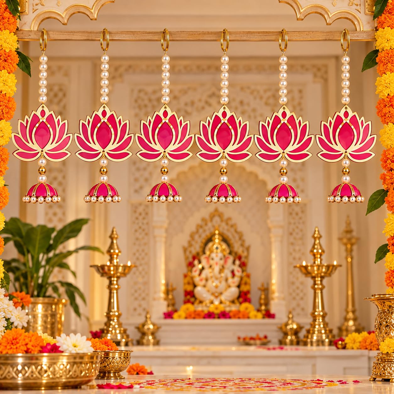 Diwali Ganesh Wall Hanging - Traditional Home Decor -11