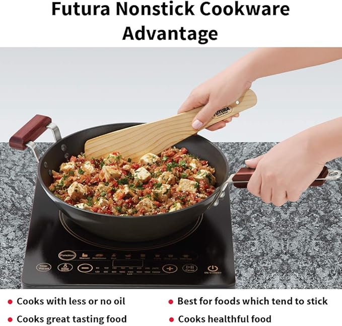 Futura Wok Antiadherente 3L Negro Inducción miniatura 4
