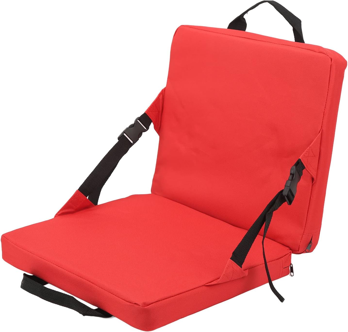 Alomejor Stadium seat,Comfortable Back Support bleacher Chair Foldable Soft Sponge for Outdoor Events Beach Camping picnics Sports Fans