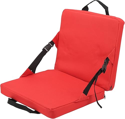 Alomejor Stadium seat,Comfortable Back Support bleacher Chair Foldable Soft Spon