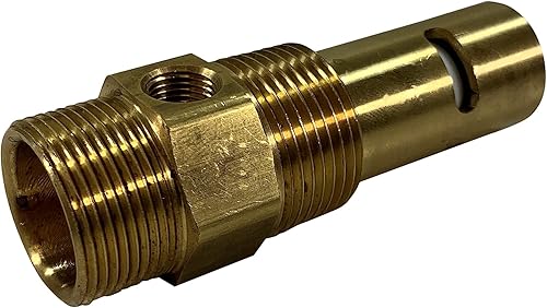Miniatura 3 de Reemplazo de latón en válvula de retención para Quincy 111491 34 "compresión x 34 MNPT con puerto de descargador