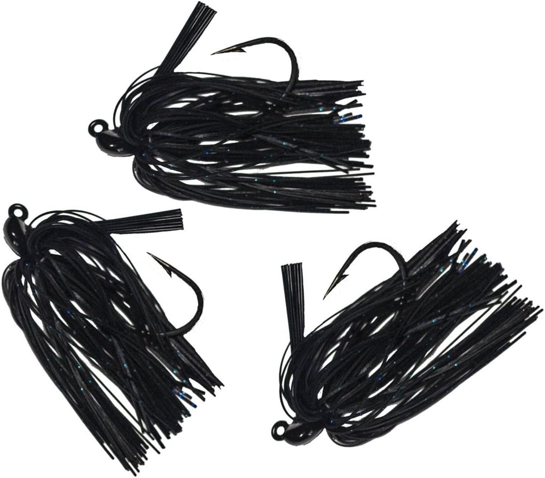 Queen Tackle Tungsten Flipping Bass Fishing Jig 3 pack Sports & Outdoors