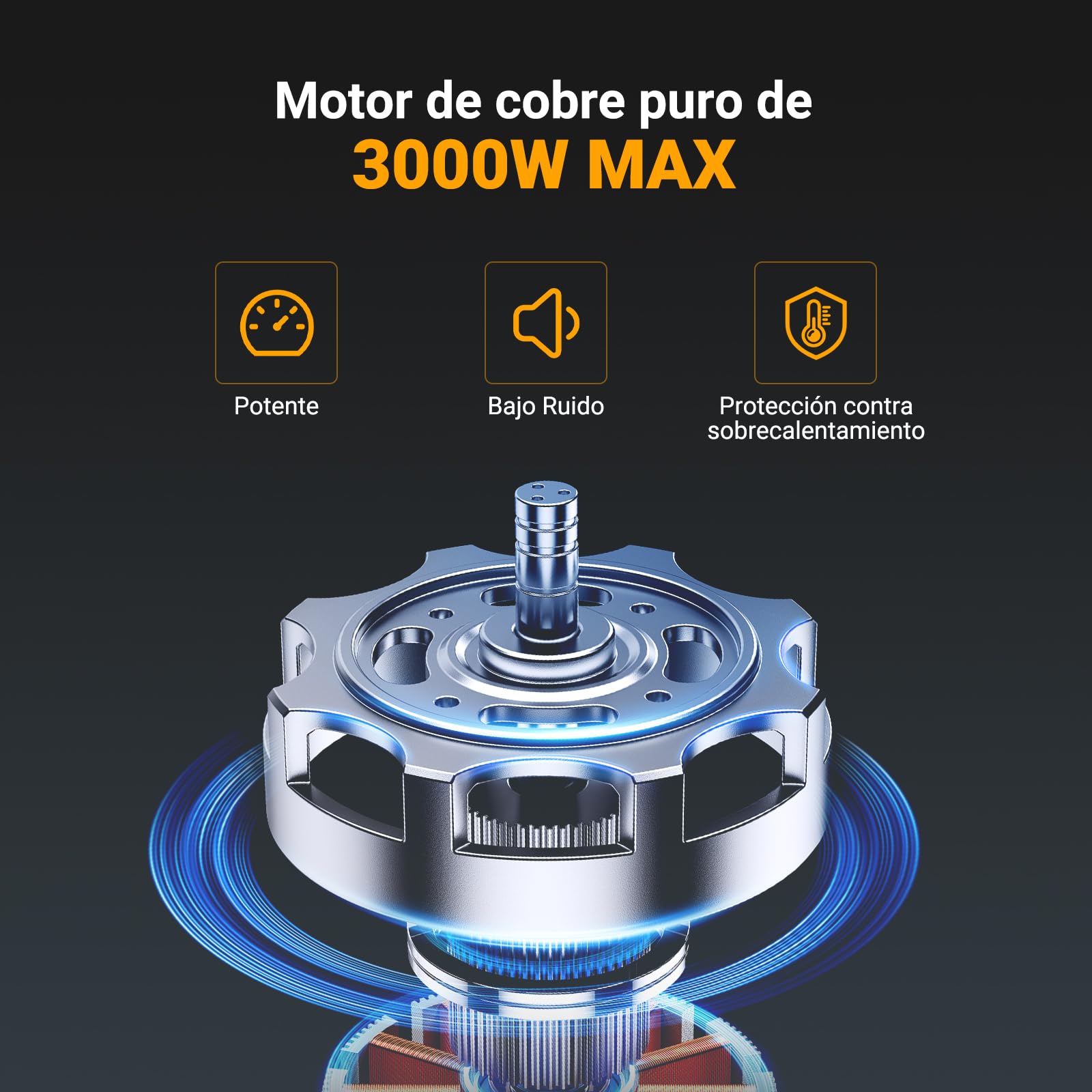 Picadora de Carne-AOBOSI Picadora de Carne Eléctrica 3-EN-1 con 3 Discos Picadores de Acero Inoxidable, 1 Kubbe y 3 Tubos para Embutidos. Tamaño 12 y Motor [3000w Max], Picadora carne con cuchillas.