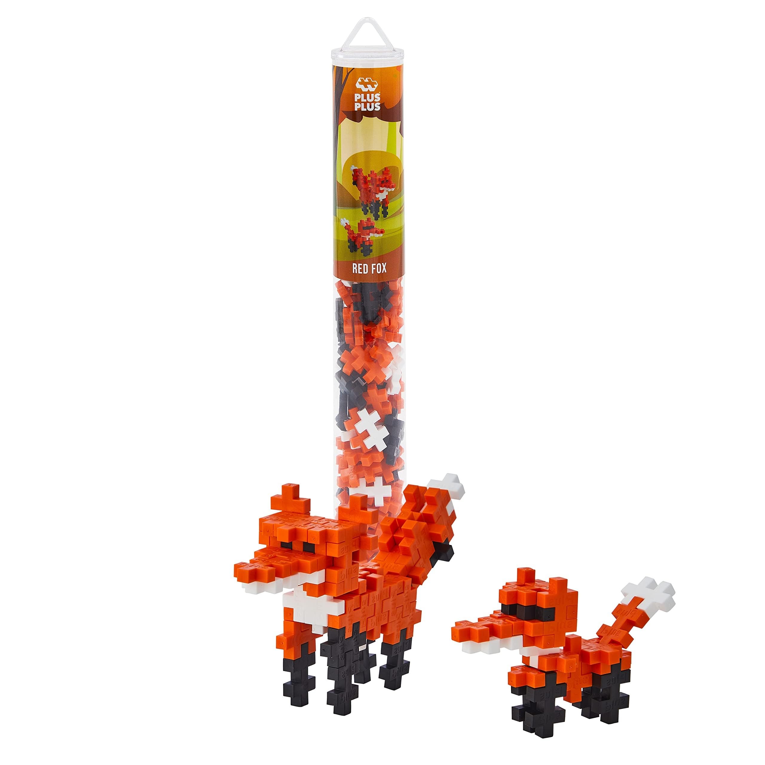 Plus-Plus - Fox - 100 Pieces - Creative Play Building Blocks Building, Developing Toys for Kids STEM, STEAM, Produced in Denmark โ image 1