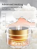 Vista 5 de COMFEE' Rice Cooker 12 Cups Cooked/6 Cups Uncooked, Portable Non-Stick Rice Maker, Japanese Rice Cooker with Fuzzy Logic Technology, 24-Hour Timer